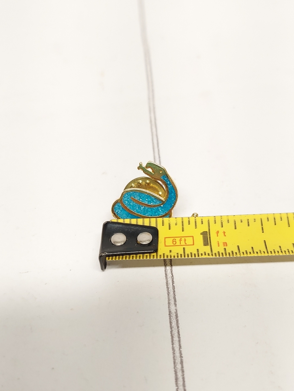 Vintage Rattlesnake Pin Brooch - Picture 10 of 10